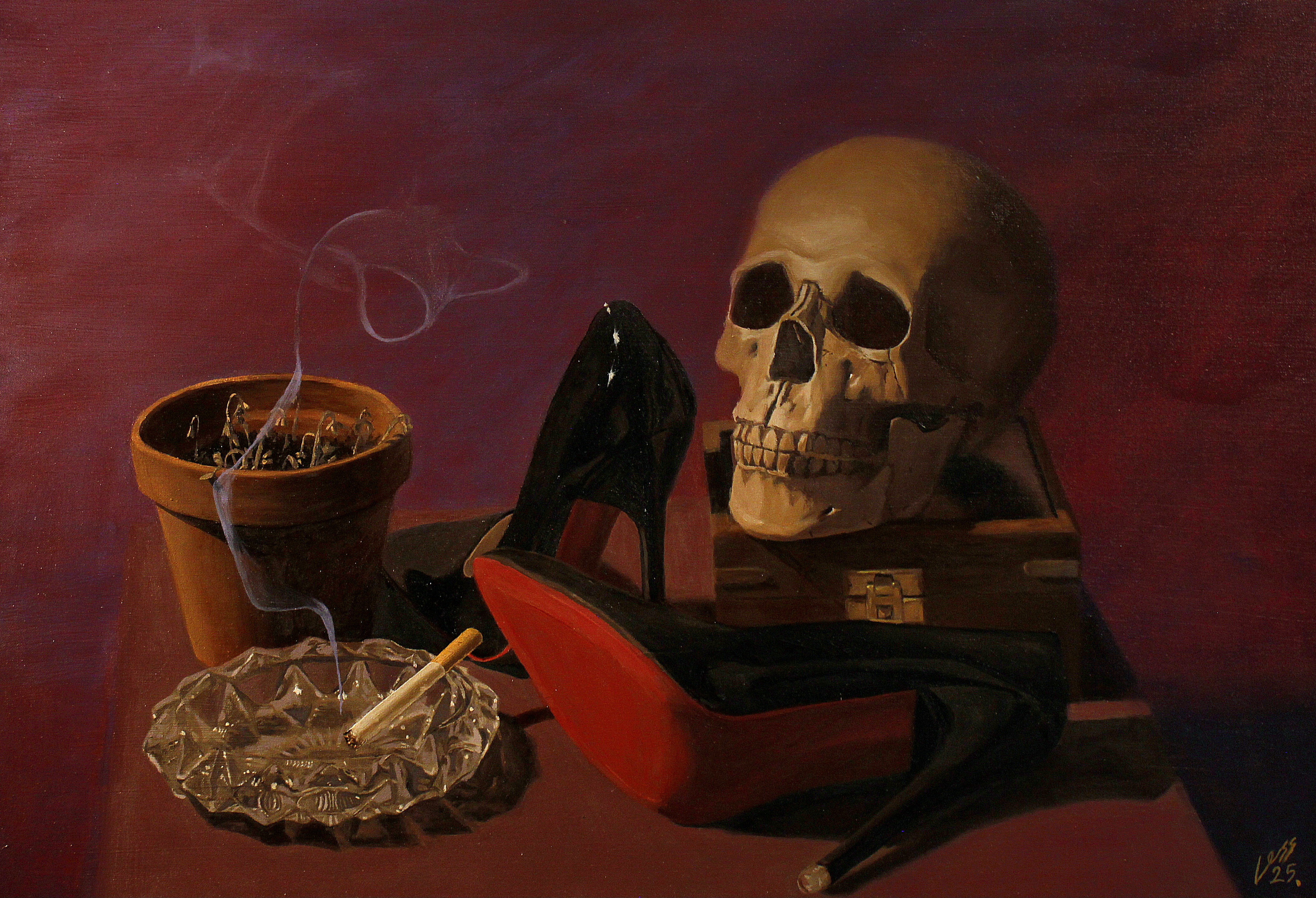 Waiting Room painting